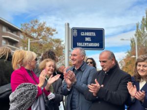 Inauguran la "Glorieta del Voluntariado" en Segovia